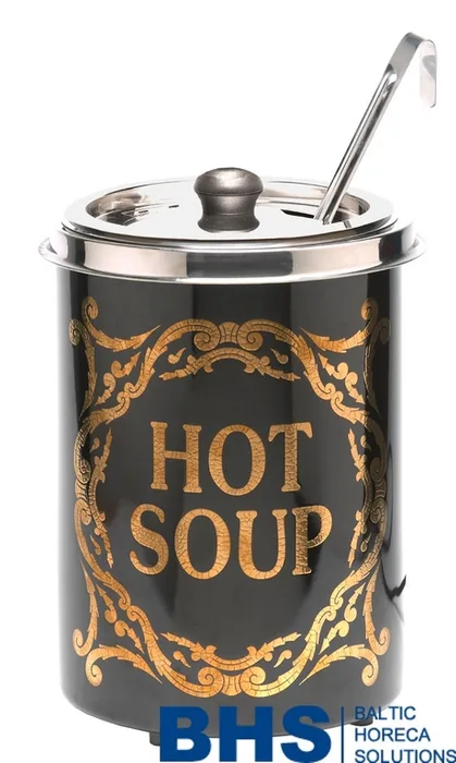 Elektriskais zupas katls Hot Soup, ar zeltu dekoru